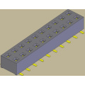 Teso SMT a doppia riga di intestazione femmina da 2,54 mm (W = 5,08 H = 3,5)