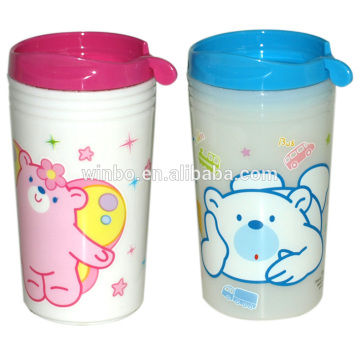 Plastic new cartoon outdoor kids cute cup