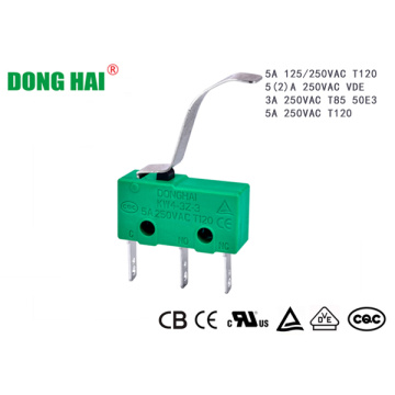 Basic Subminiature Micro Switch Quick Connect Terminal