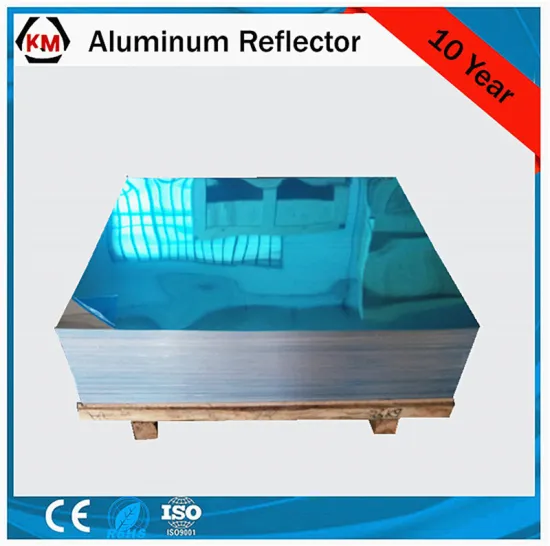 Aluminum reflector sheet metal