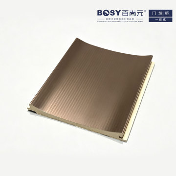 Panel Dinding Gentian Buluh Gelombang Arka Dalaman 120mm