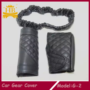 Pu embroidery Gear Shift Knob Shift Boot Cover