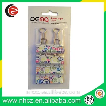 Documents Binder Clips with Custom Printing