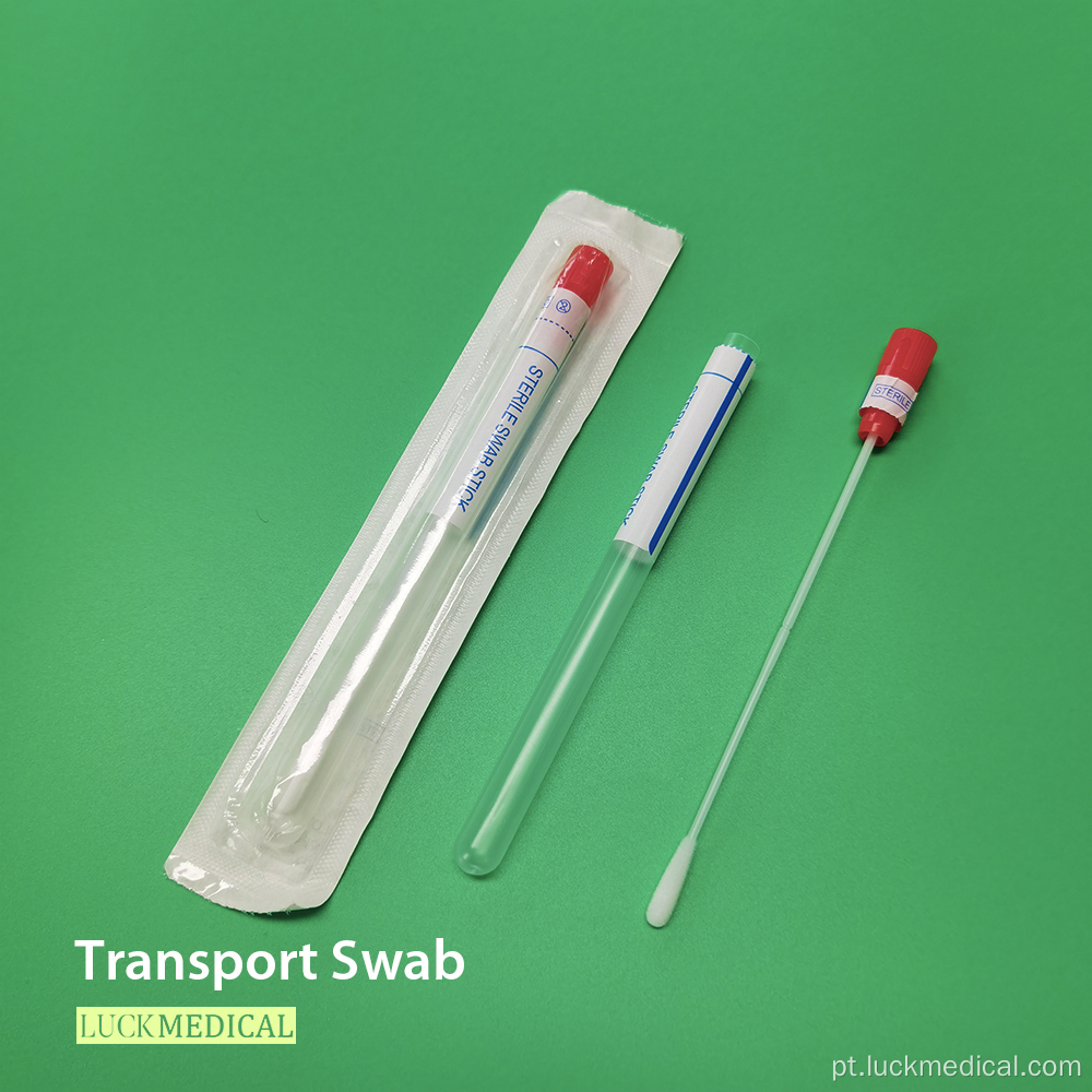 Swab de amostragem de transporte no tubo