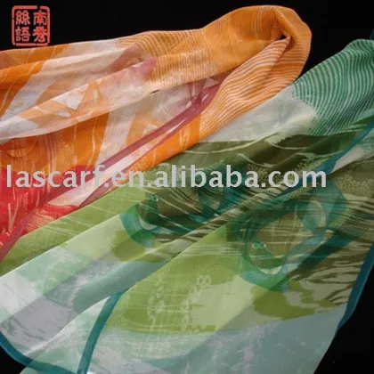 georgette silk scarf in stock