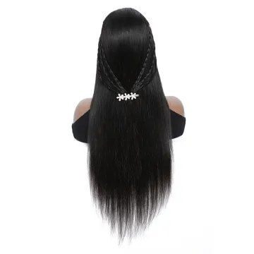 WKSwigs Cheap Human Hair Brazilian Natural Body Wave 4*4 Lace Closure Wig Virgin Mink Brazilian Closure Lace Wig Human Hair