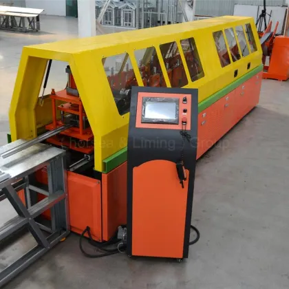 china products tray colorbond metal flying saw door roll forming machines