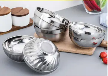 Thickened Double Stainless Steel Bowl