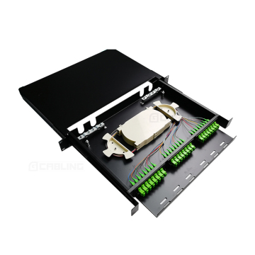 Panel Patch Fiber Optik Port SC LC dengan Mount Rail Din - Geteknet
