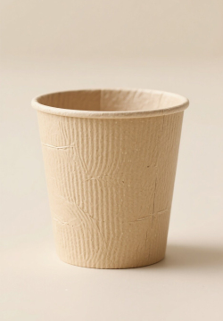 Bamboo fiber paper cup