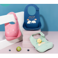 Пользовательские животные дизайн силиконовые нагрудники для новорожденных