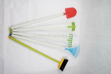 kids long metal pipe handle garden tools for children