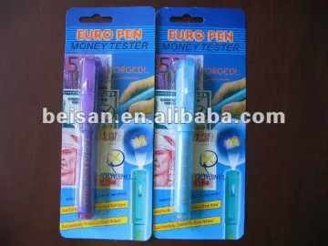 Euro pen money tester