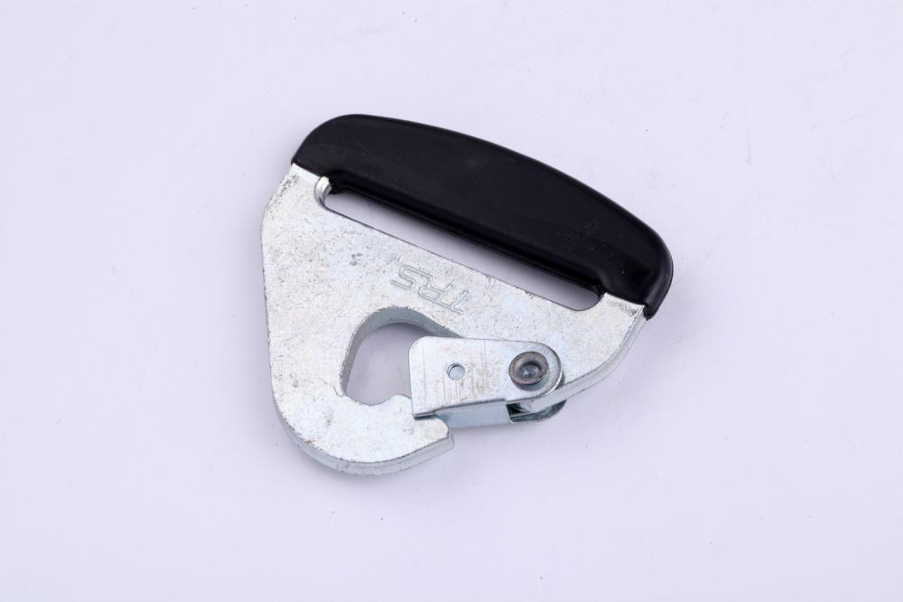 50mm Delta Flat Snap Hook Sliver Metal Zinc Paint