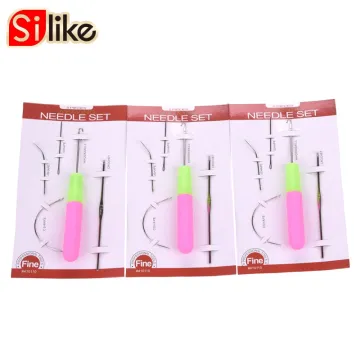 Handle Needles Crochet Hook Synthetic Dreadlock Braids Hook Needle  Synthetic Braids Hair Extension Crochet Hook PlasticNeedle
