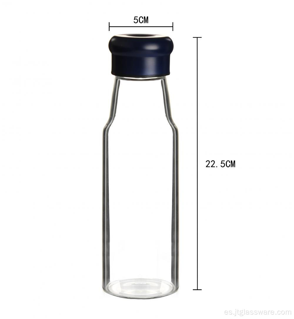 Botella de vidrio de 550ml con infusor