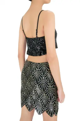 Alice Sequin Mini Skirt