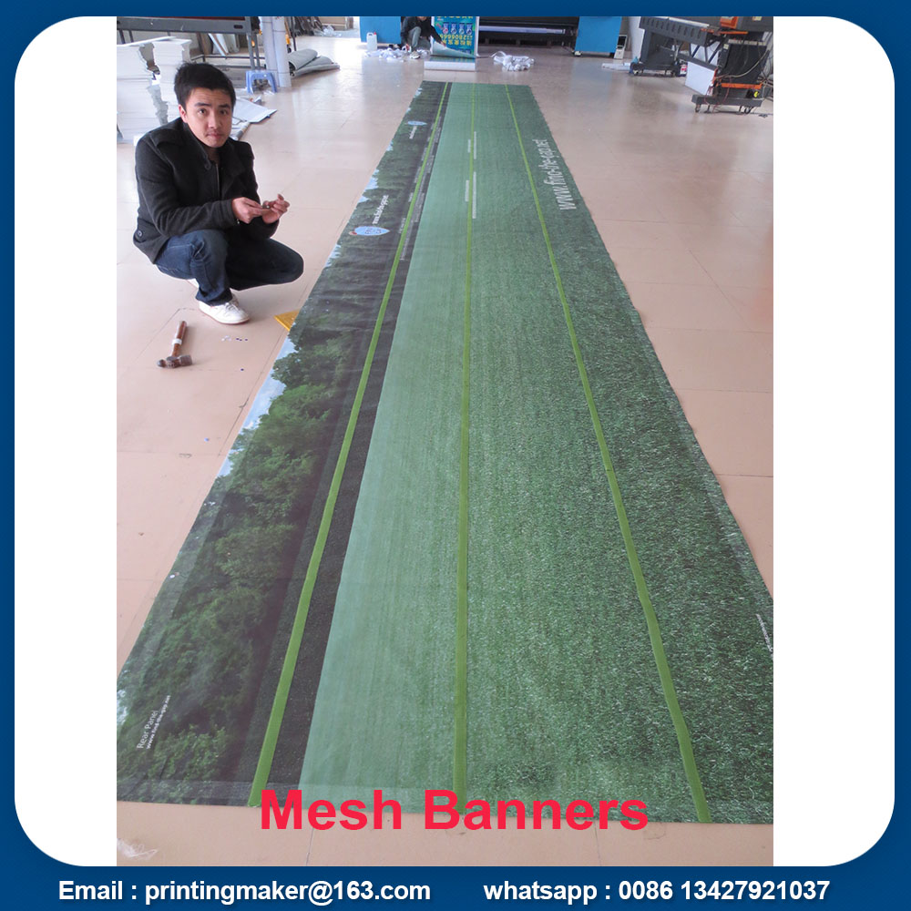 mesh banner with velcro 