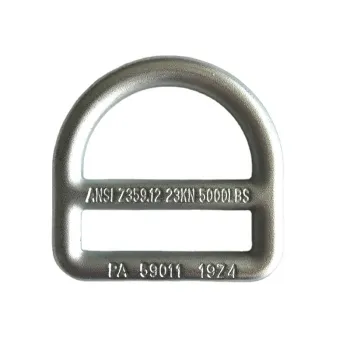 Custom Size D Belt Buckle Carbon Steel Metal for Industrial Use