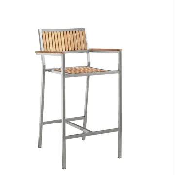 Resort Hotel High Modern Outdoor Furniture Bar Chair