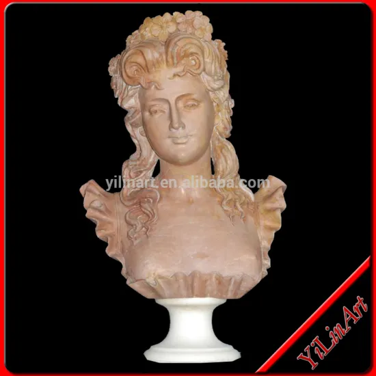 Hand Carved Poilshed Stone Marble Busts For Sale