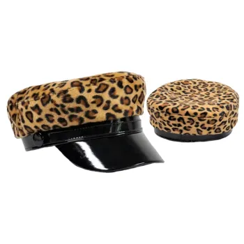 Custom Logo PU Brim Winter Caps & Berets for Women