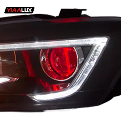 Vland LED Headlight with Moving Signal and DRL for Polo 2011-2017