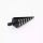 Factory high quality 3PCS Black and white 4241 Step Drill Bit Set Straight Flute step drill bit in Rose Case for metal