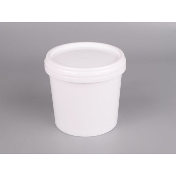 Cubo de plástico redondo sellado alto 1L-2#