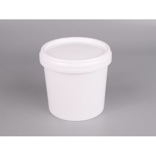 Cubo de plástico redondo sellado alto 1L-2#