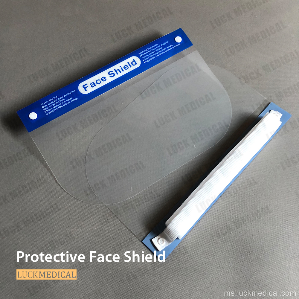 Topeng Clear Shield Shield yang boleh diguna semula