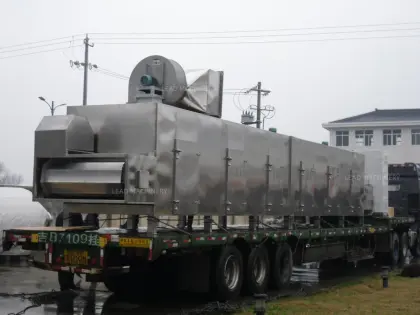 Fruit drying machine Conveyor belt dryer