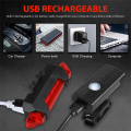 Bicycle Tail Light USB Rechargeable Mini Bike Light