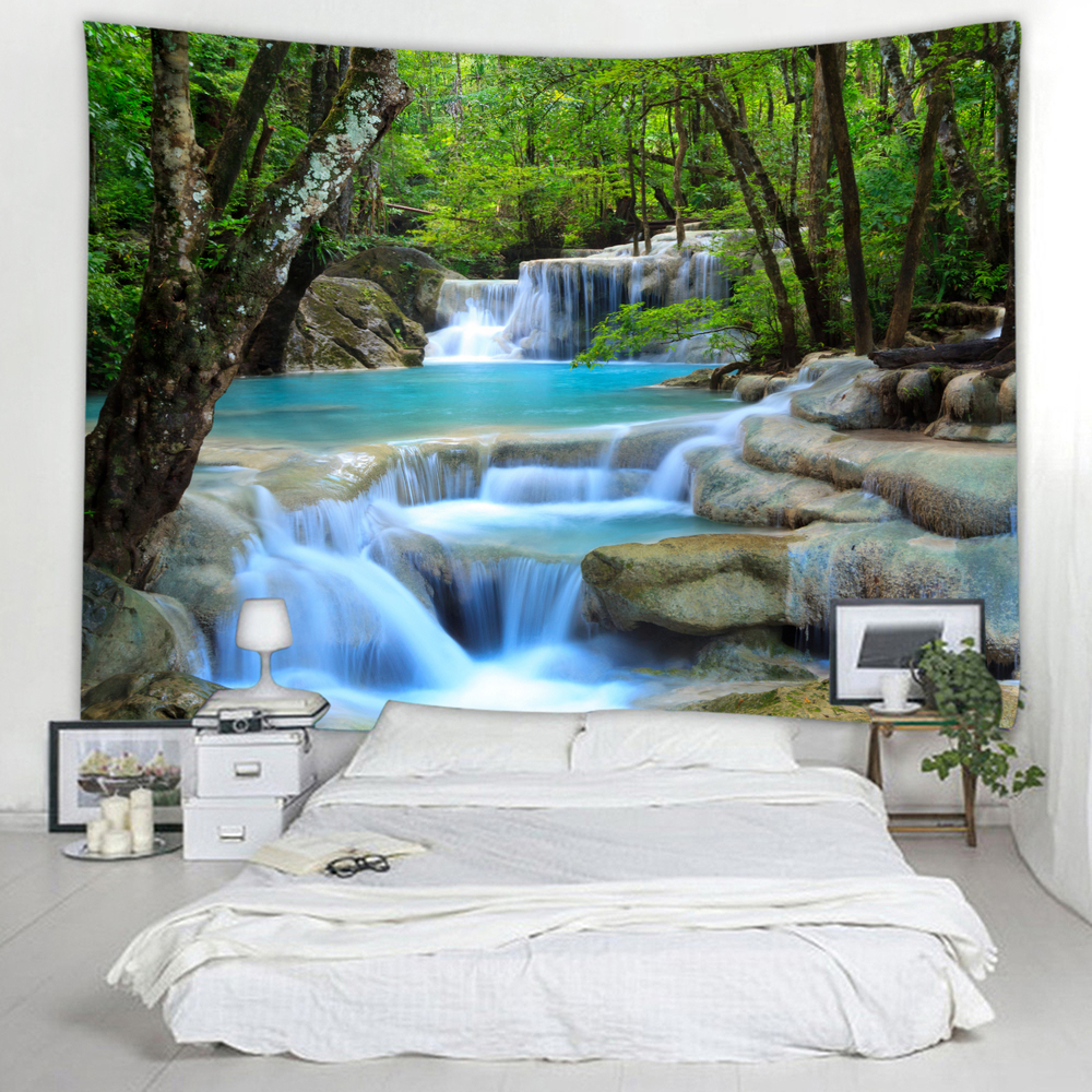 Forest Scenery Door Curtain tapestry17 (3)