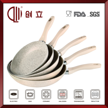 fry pan wooden handle