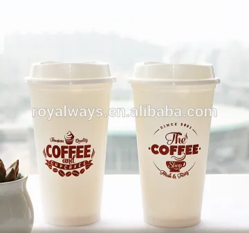 Promotion cheap single wall reusable plastic coffee cups