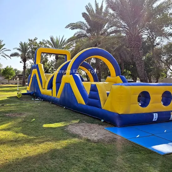 Giant Inflatable Obstacle Course: Bounce House for Outdoor Amusement Parks