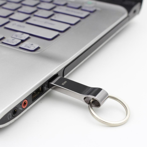 metal usb flash drive with keychain 2.0 pendrive
