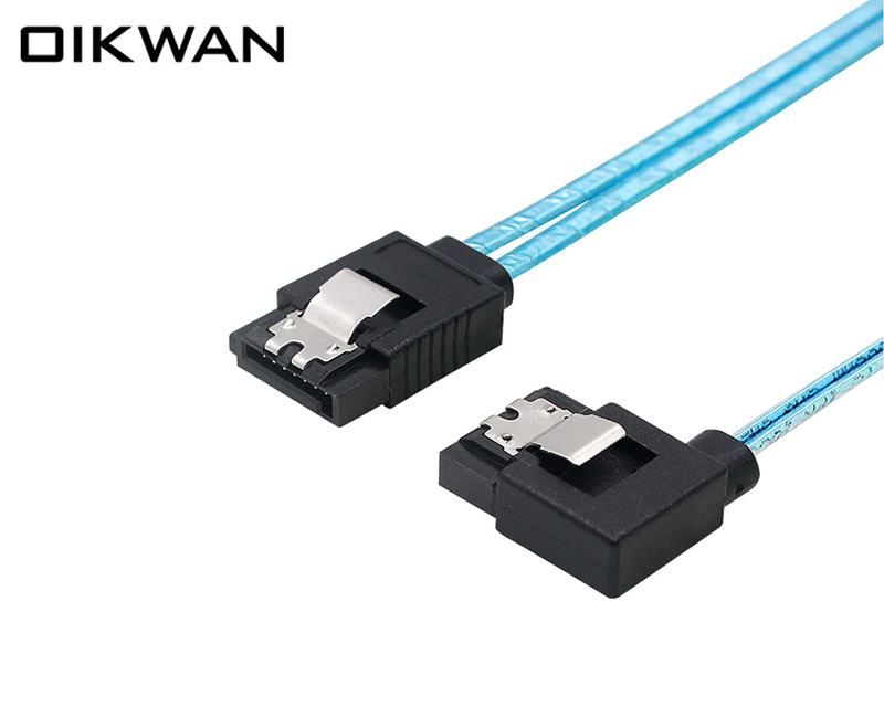 SATA to SATA Right Bend Hard Disk Cable SATA to SATA Cable Sata Connector for SSD