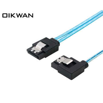 Sata ke SATA Tekuk Kanan Hard Disk Cable Sata Sata ke Sata Cable Sata Connector untuk SSD