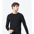 Men Long-Sleeved Round Collar T-Shirt