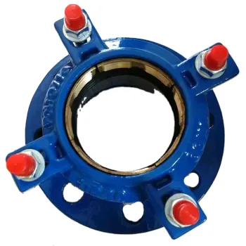 DI CI flange adaptor for pvc pipe