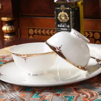 Porcelain tableware dinner set --Victorian