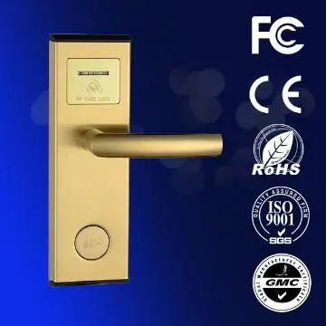 proximity card hotel door handle lock