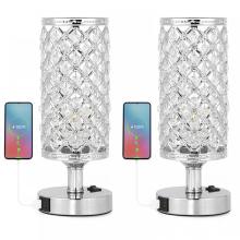 Crystal Table Lamp Set of 2