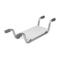 Chaise de douche portable légère avec bras en aluminium durable