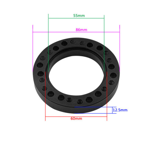 Aluminum alloy conversion steering wheel hub adapter