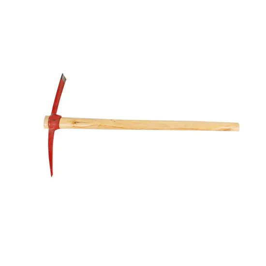 Red Shovel and Pickaxe for Construction and Fire Control