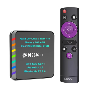 Wholesale H96max Quad Core Android 11 4K TV Box