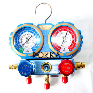 Pokka Hognsen A/C Manifold Mauge Set - Φορητό εργαλείο για πλήρωση ψυκτικού αυτοκινήτου